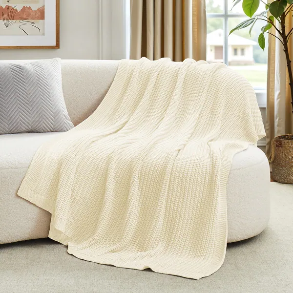 Quiet bedroom interior with soft linen
